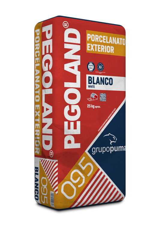 Pegoland Porcelanato Exterior Blanco  25KG