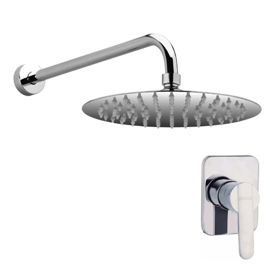 Conjunto ducha monocontrol Carmina Slim Cromo