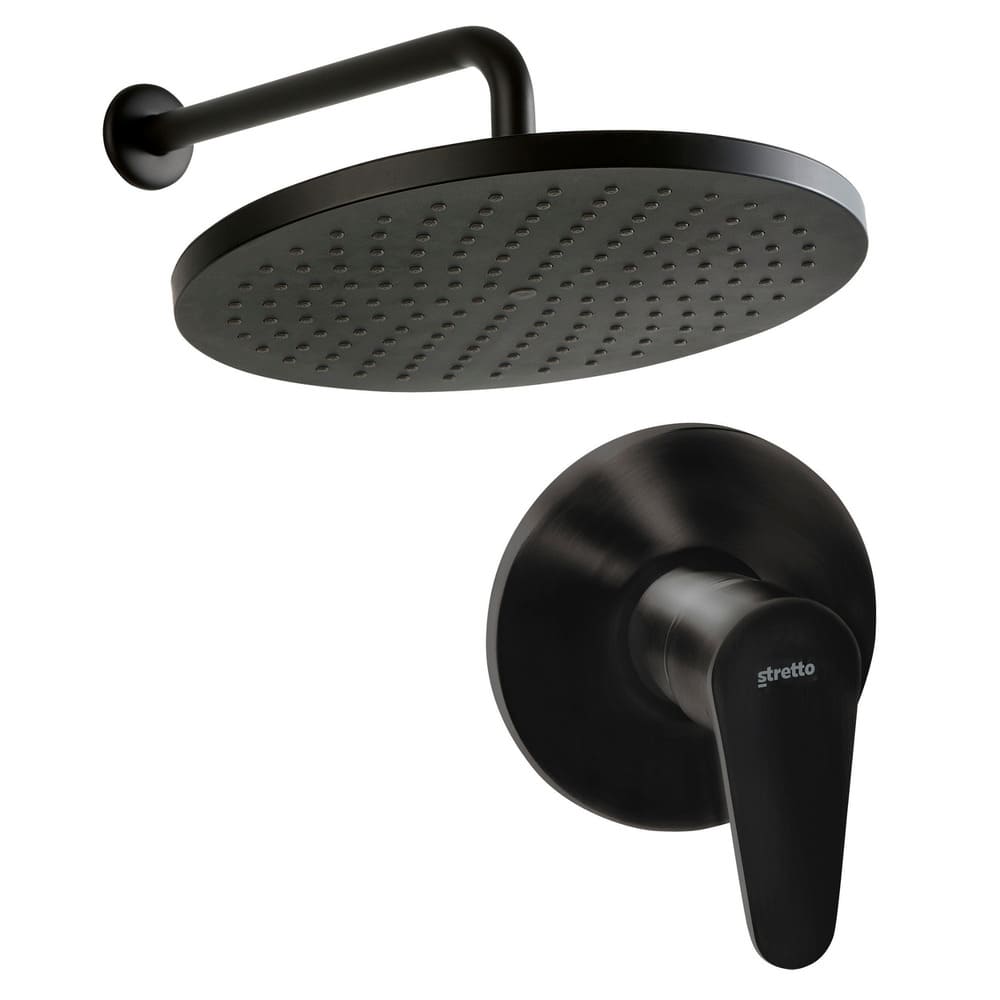 Conjunto ducha monocontrol Dessin Negro Mate