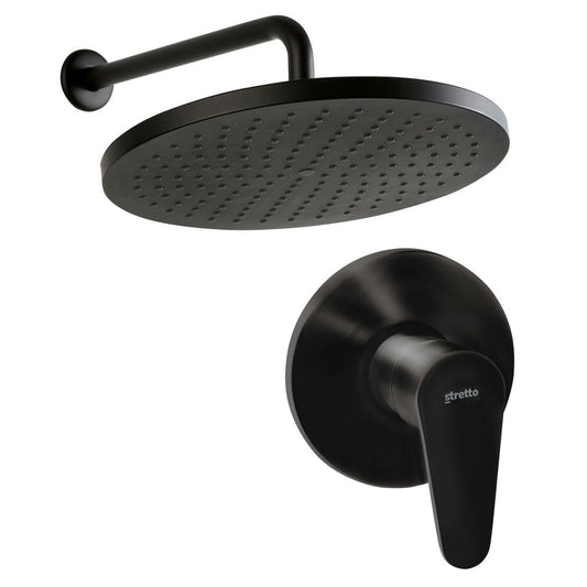 Conjunto ducha monocontrol Dessin Negro Mate