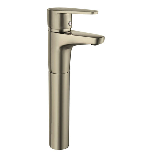High-quality single-control washbasin Dessin Nickel Burnished