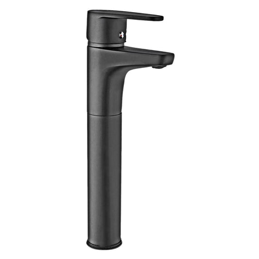 High-quality single-control washbasin in matt black Dessin