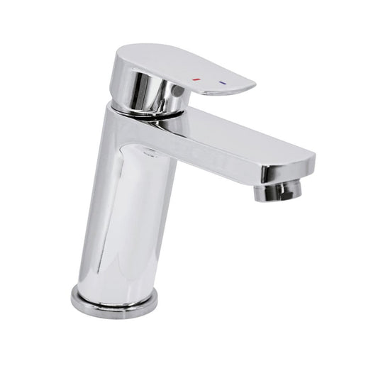 Filippo Chrome single-handle low-mounted washbasin