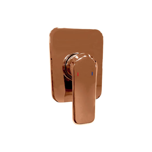 Marseille single-control shower mixer, copper Láscar