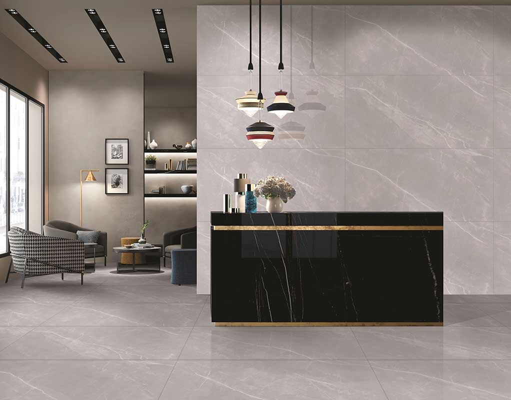 PORCELAIN FLOOR - WALL ARMANI GREY 60X120