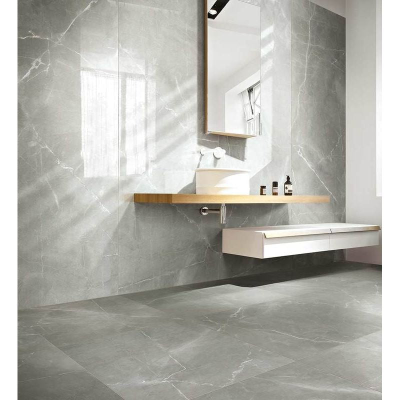 PORCELAIN FLOOR - WALL ARMANI GREY 60X120