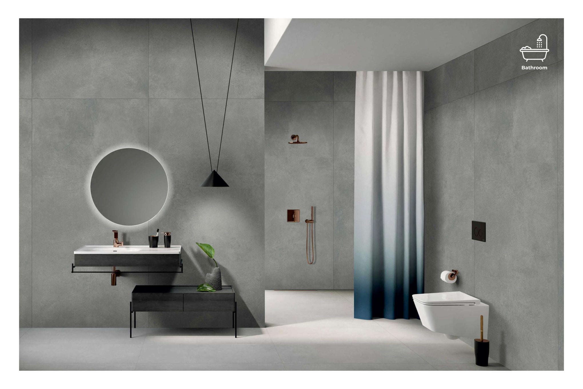SIMENTA CONCRET GRAY PORCELAIN TILE