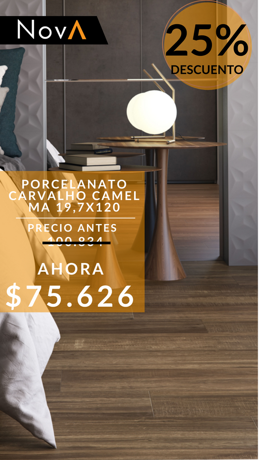 CARVALHO CAMEL MA PORCELAIN 19.7x120