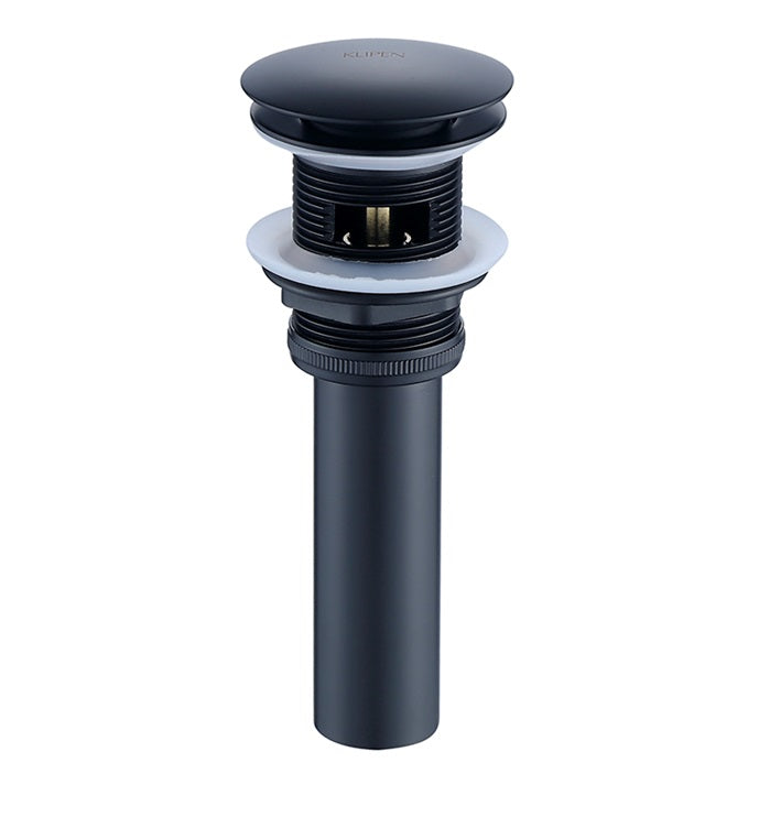 Black Urban Push Drain WITH Overflow