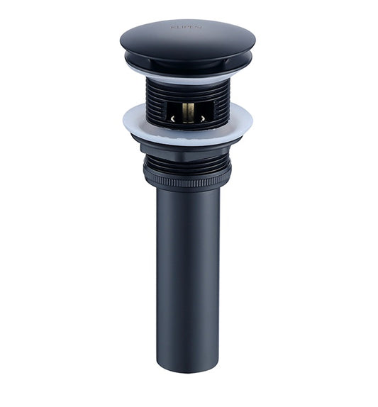 Black Urban Push Drain WITH Overflow