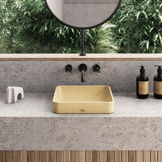 Fladd Concrete Sink 03-DROP IN