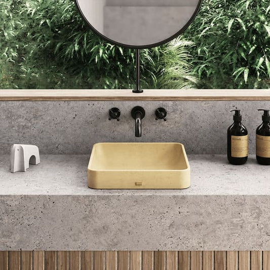 Fladd Concrete Sink 03-DROP IN