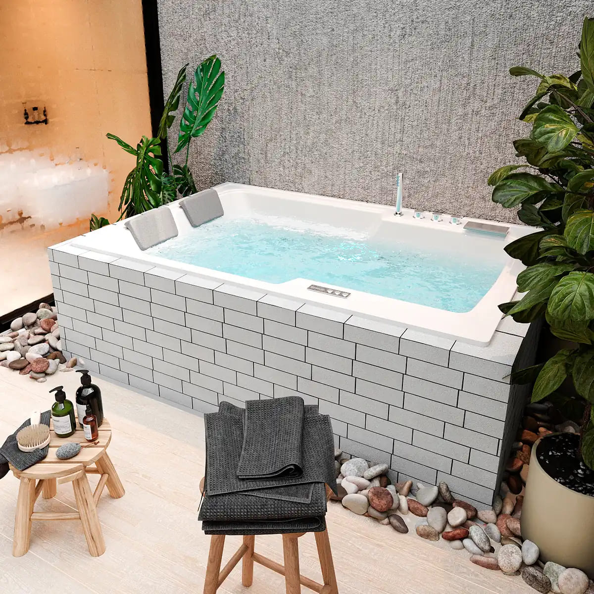 French Hydromassage / Built-in 181X123