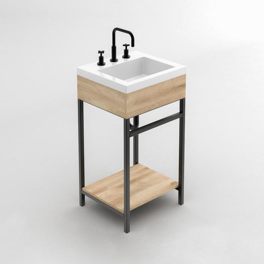 OSLO SINK COMBO + GODAI FLOOR FURNITURE 48x43cm + SHELF 