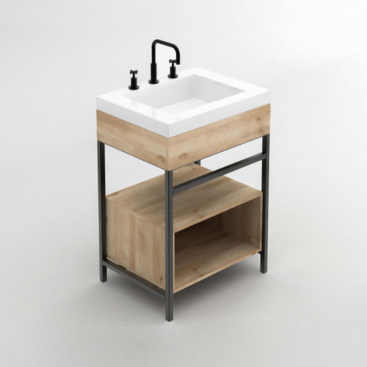 OSLO SINK COMBO + GODAI FLOOR FURNITURE 63X48 + CUBE 63 