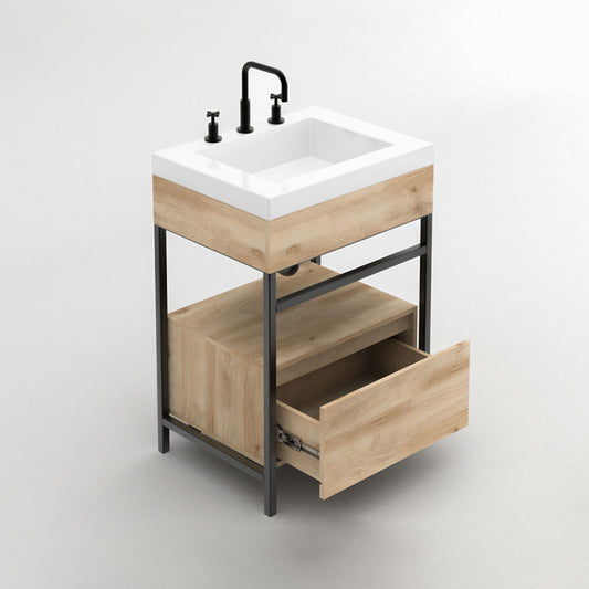 OSLO SINK COMBO + GODAI FLOOR FURNITURE 63x48cm + DRAWER CUBE 63 