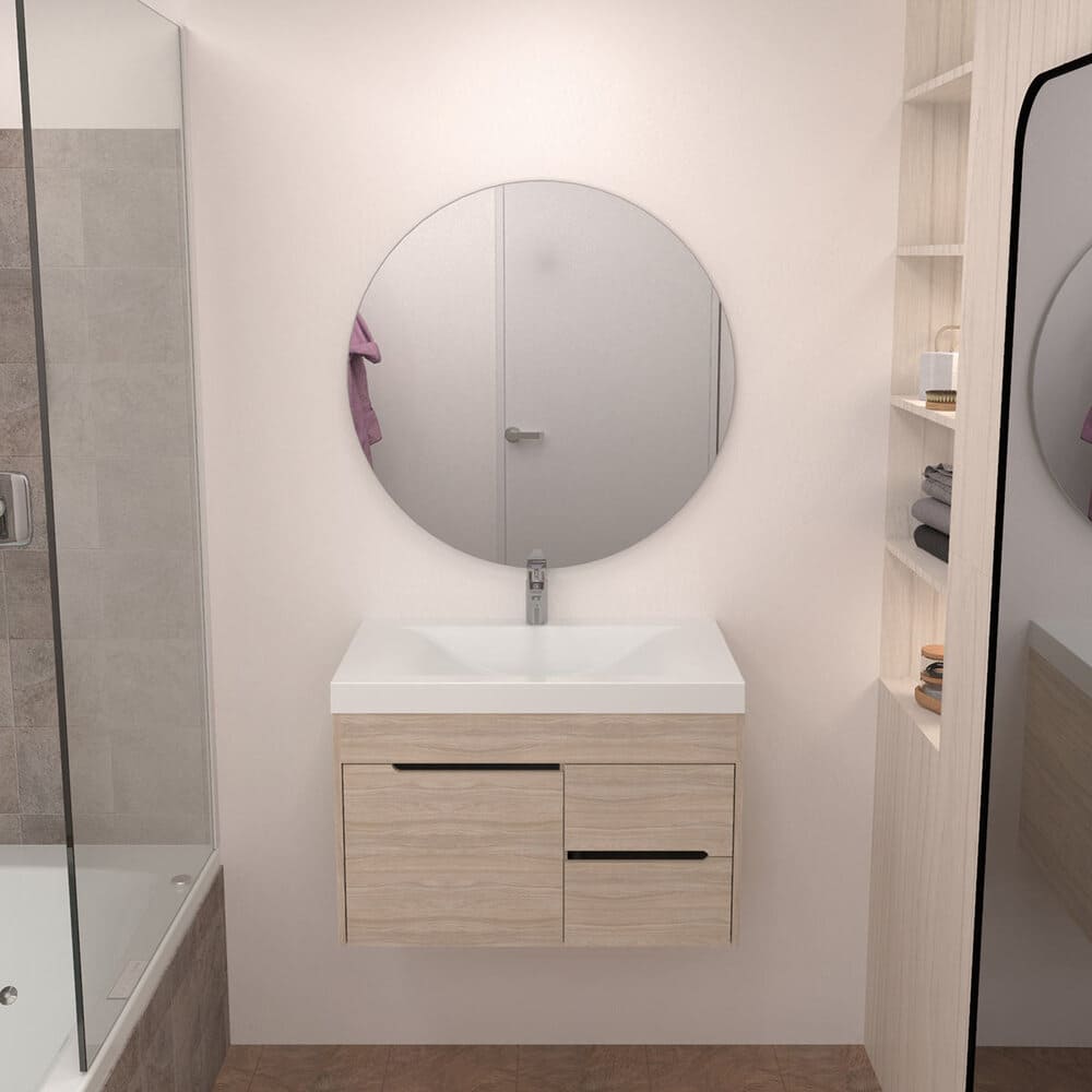 SIENA SINK COMBO + TIZIANO RAISED FURNITURE 79x48cm