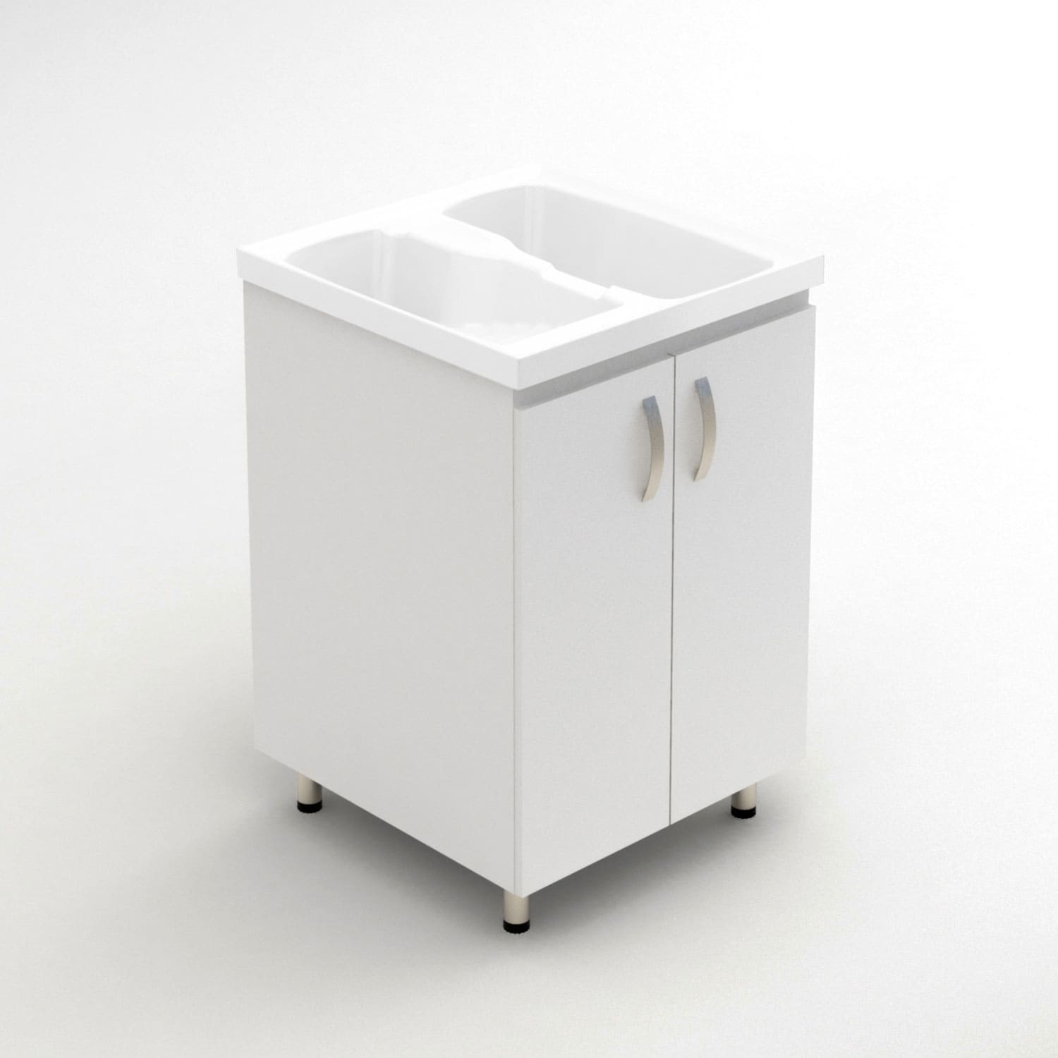Combo Lavadero Aqua - Mueble RH Piso 60X60CM