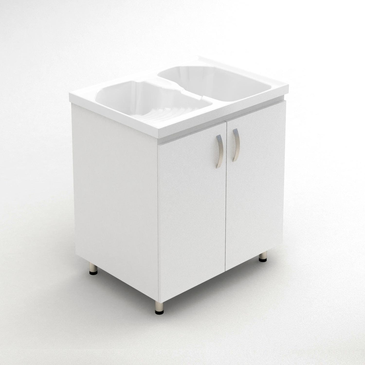 Combo Lavadero Aqua + Mueble  RH Piso  80X60 CM
