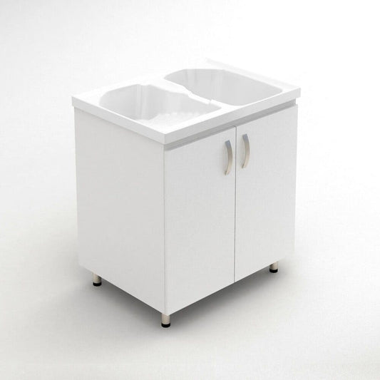 Combo Lavadero AQUA + Mueble RH Piso 90X60CM