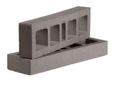 Large smooth cocoa brick