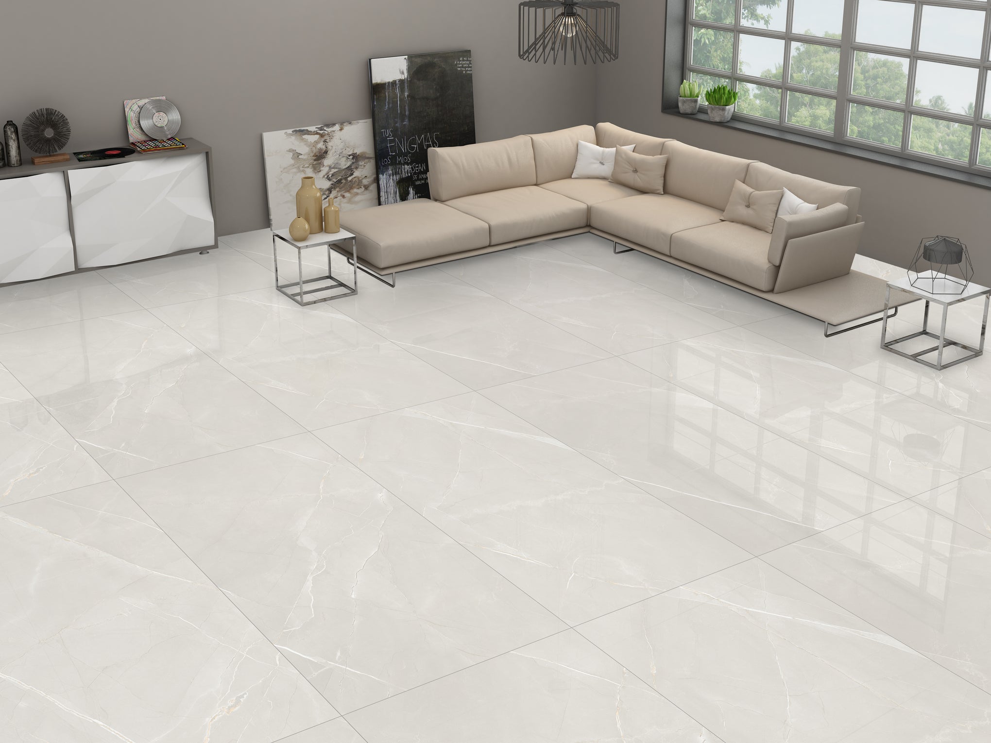 PORCELAIN FLOOR - WALL MARINA BIANCO 60X120