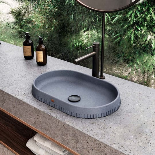Papua Concrete Sink 02-DROP IN