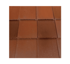 Smooth square nuanced cocoa tile