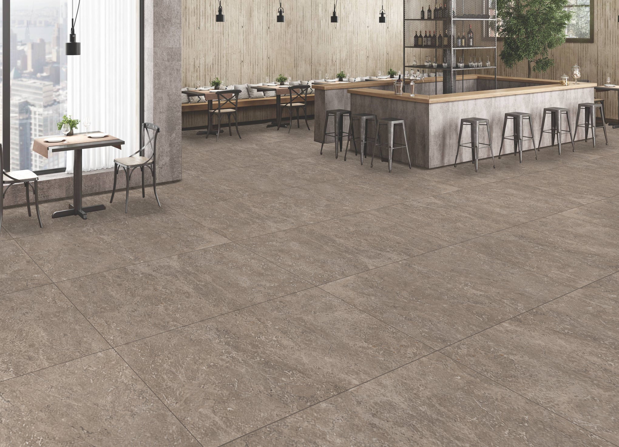 PORCELAIN FLOOR - WALL VITA GRAY 60X120