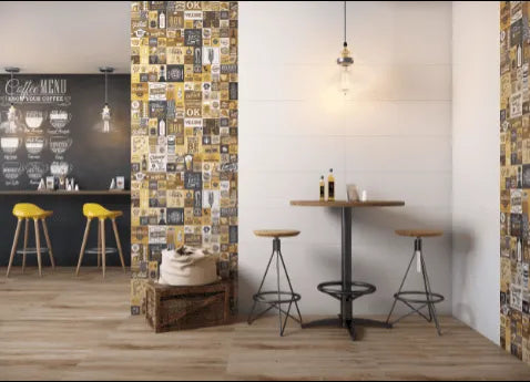 WHITE DIAMOND PORCELAIN AC 30X90