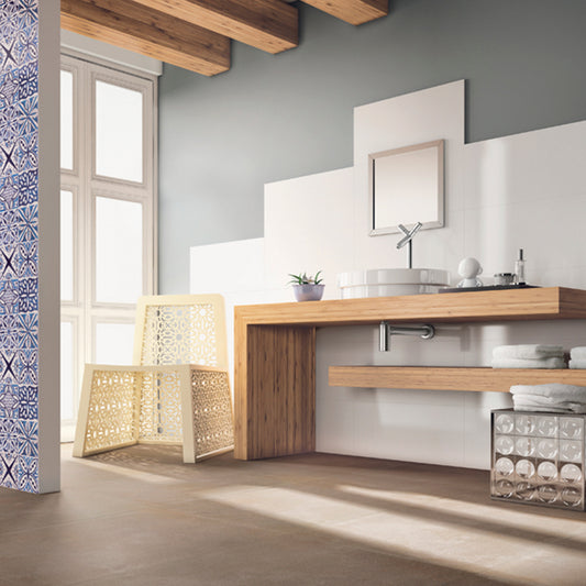 WHITE DIAMOND PORCELAIN BR 30X90
