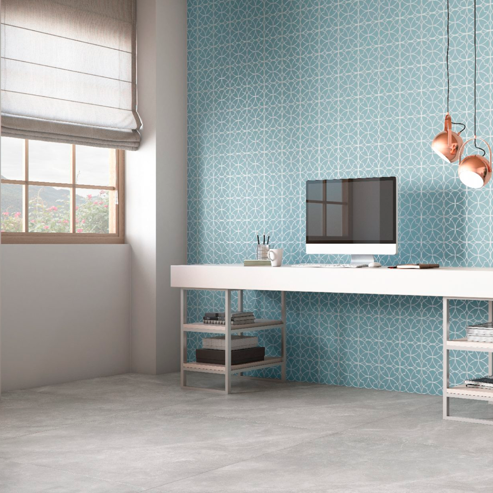 PORCELAIN FLOOR WALL DOLMEN CINZA AC - 90X90