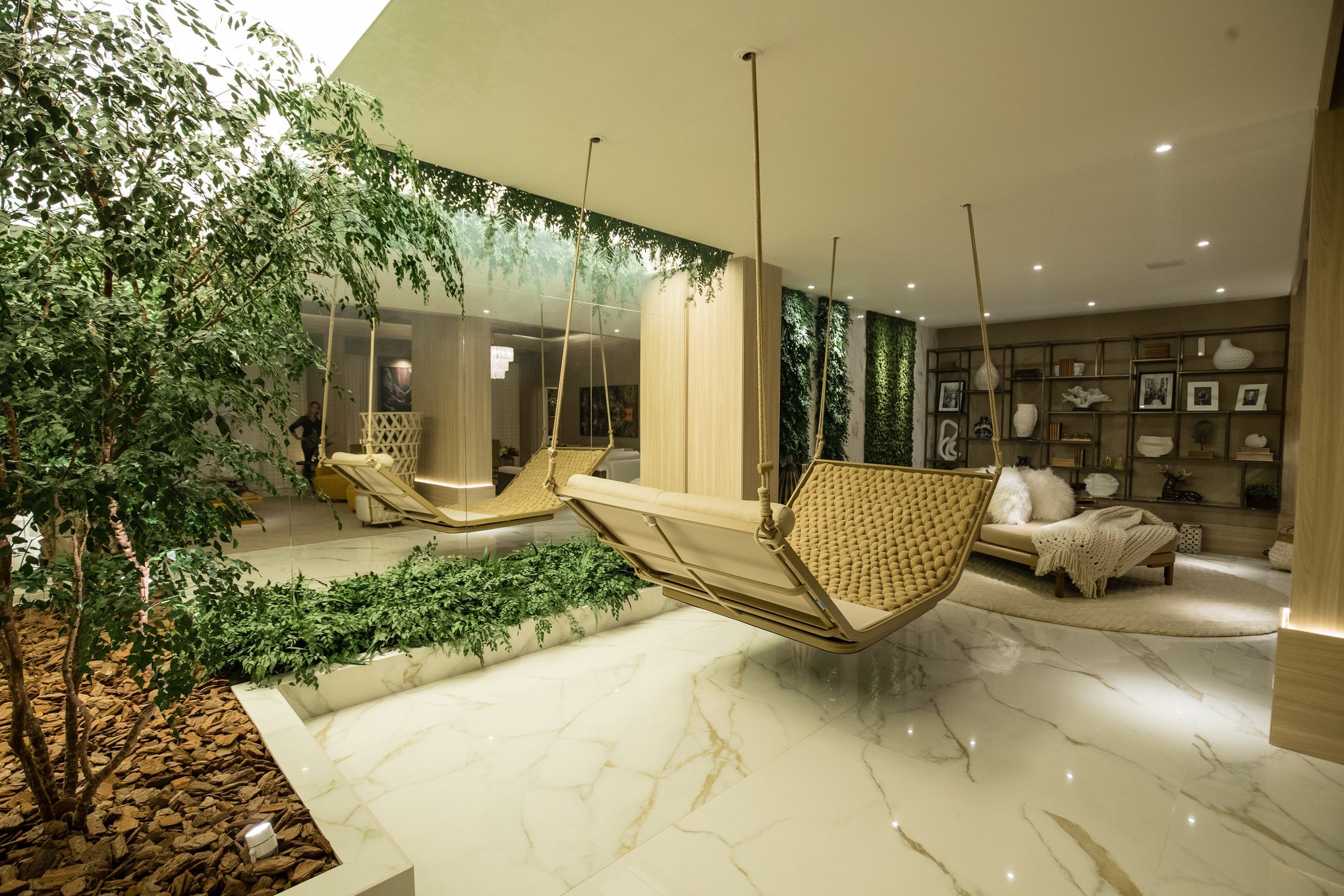 PORCELAIN FLOOR-WALL GOLD WHITE 60X120